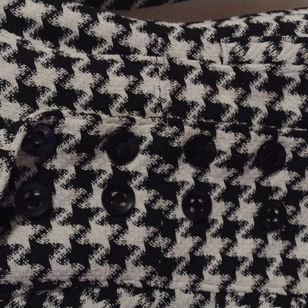Peacoat Rue 21 houndstooth women's size S - Picture 4 of 9